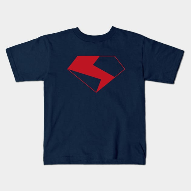 SUPERFAST LOGO Kids T-Shirt by bembureda